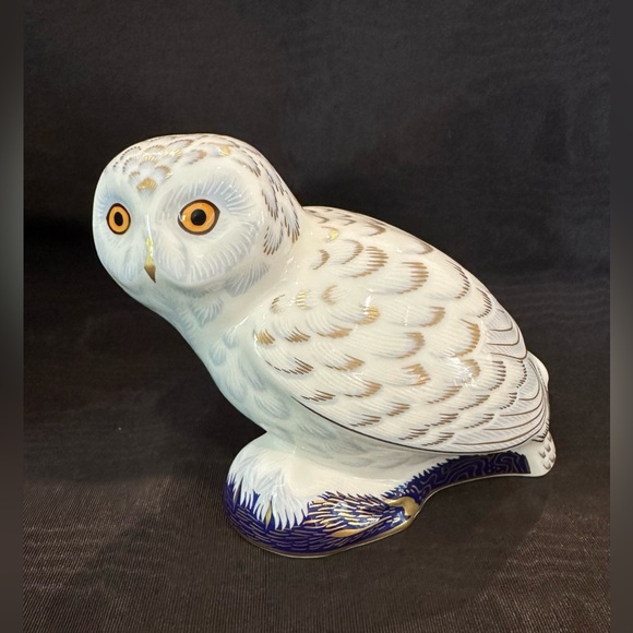 ROYAL CROWN DERBY “Snowy Owl” - Paperweights by Crown Derby - Picture 4 of 12